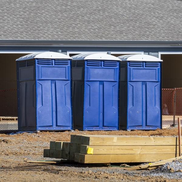 are there any restrictions on what items can be disposed of in the porta potties in Midpines CA